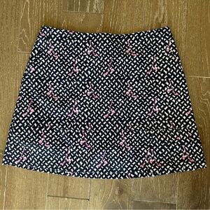 Lady Hagen, size 8, navy, pink and white golf skirt